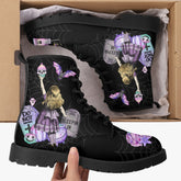 Pastel Goth Boots Alice in Wonderland Gifts - Pastel Goth Alice - Version 2 with Bats (JPREGPGA2)